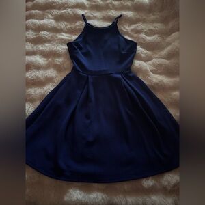 Chesley Midnight Blue Mini Dress